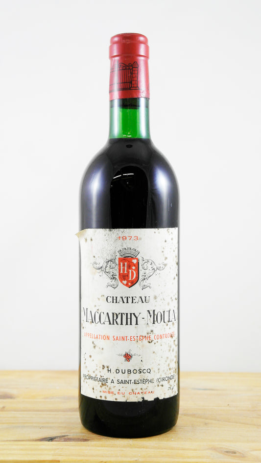 Vin Année 1973 Château Maccarthy-Moula