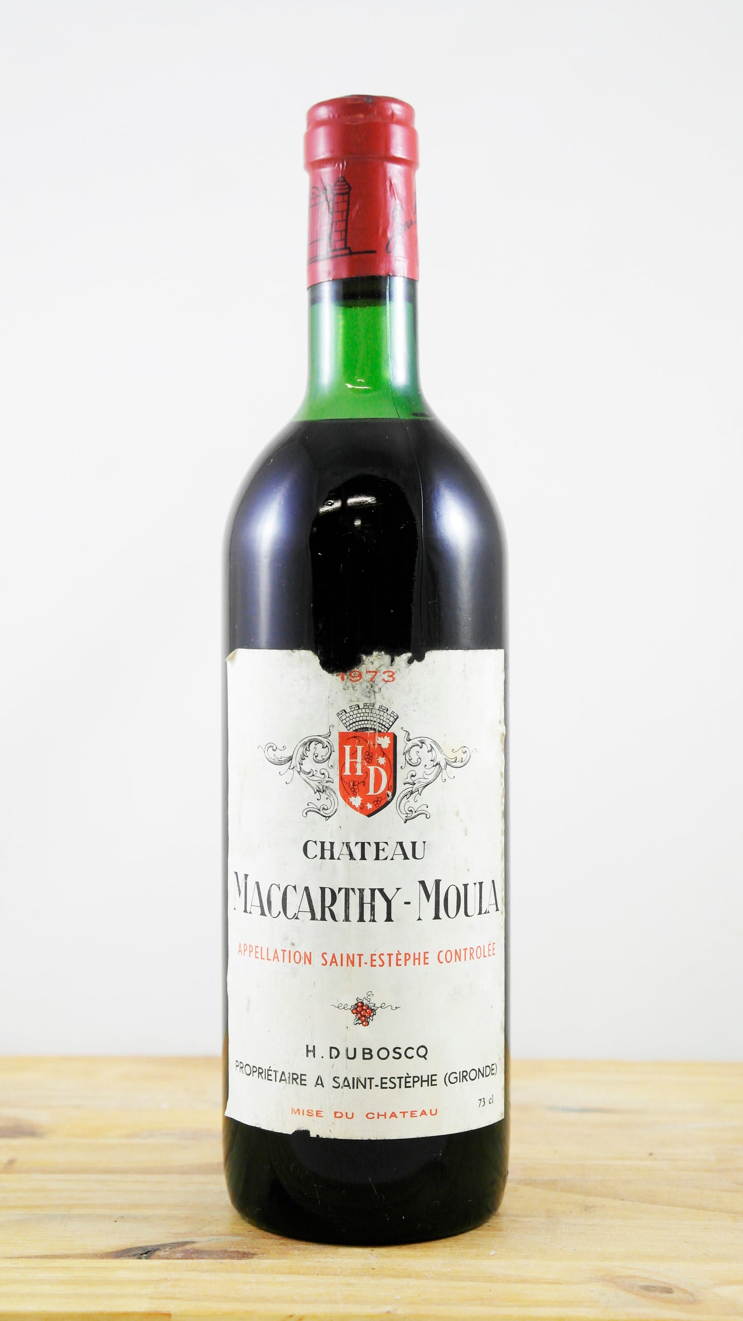 Vin Année 1973 Château Maccarthy-Moula