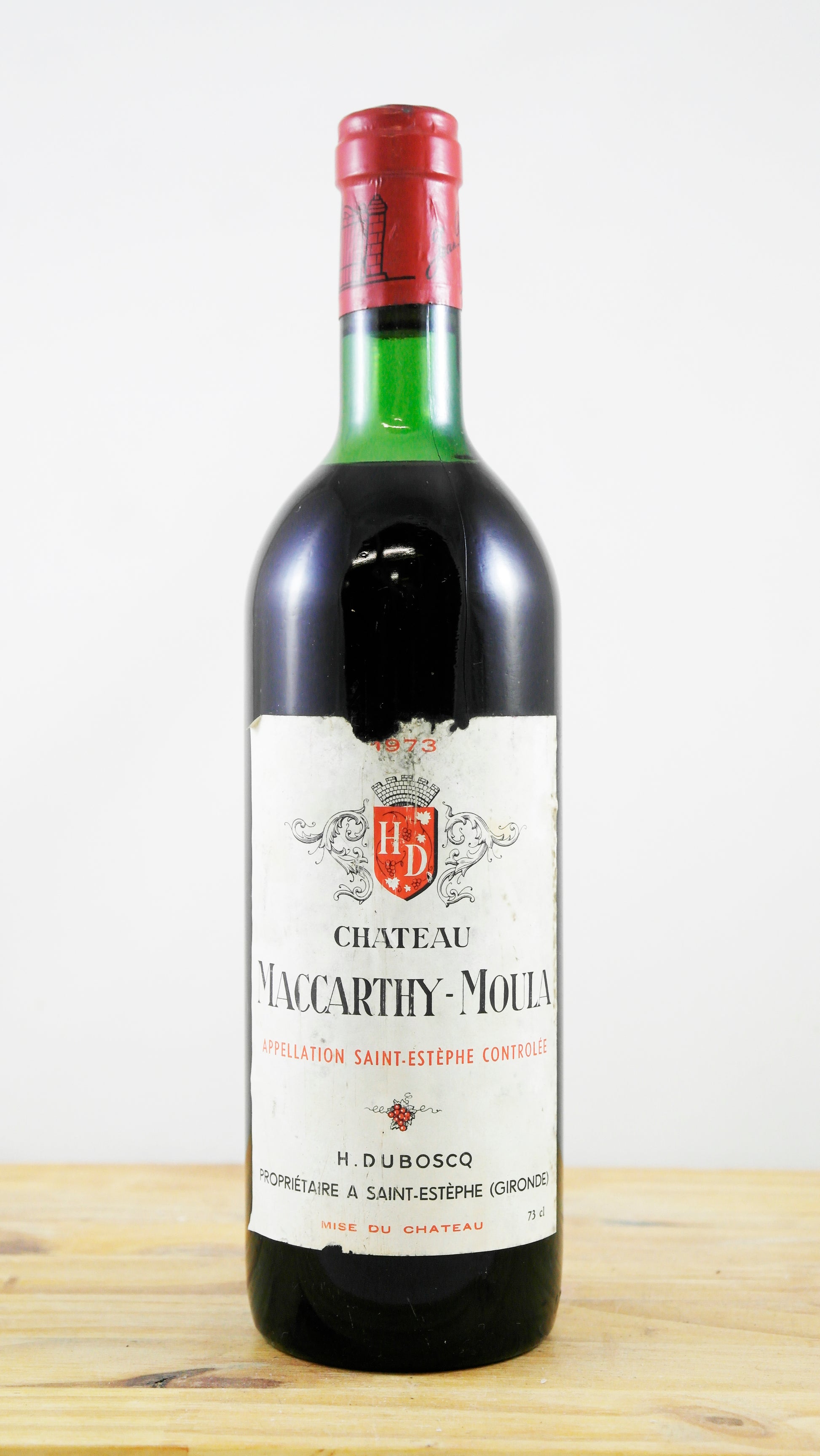 Vin Année 1973 Château Maccarthy-Moula