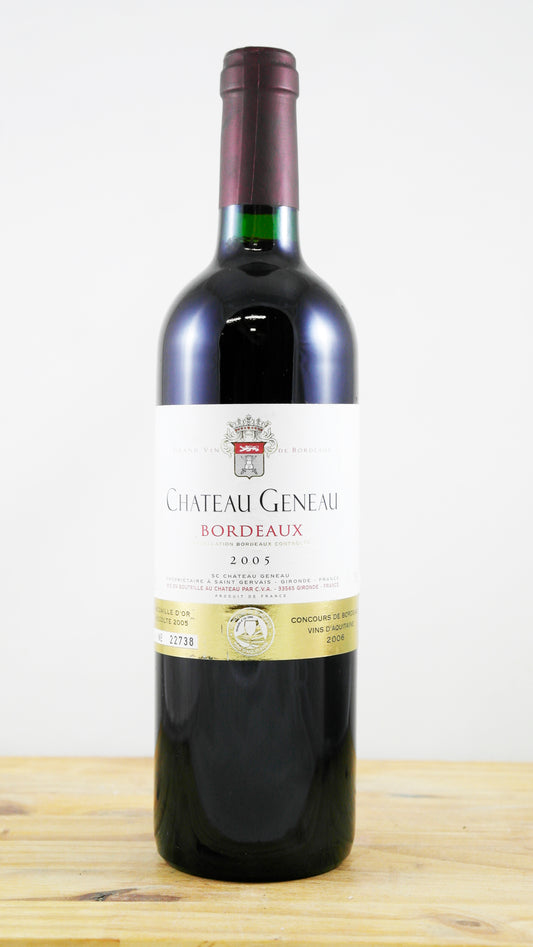 Vin Année 2005 Château Geneau