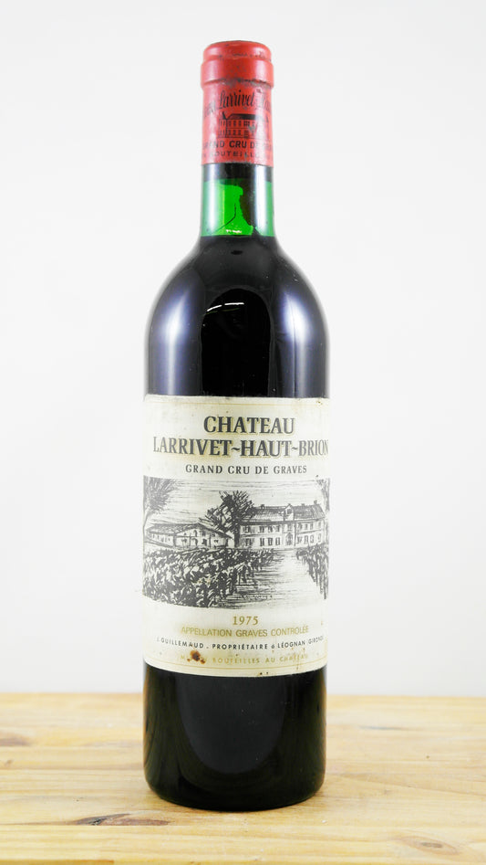 Vin Année 1975 Château Larrivet-Haut-Brion
