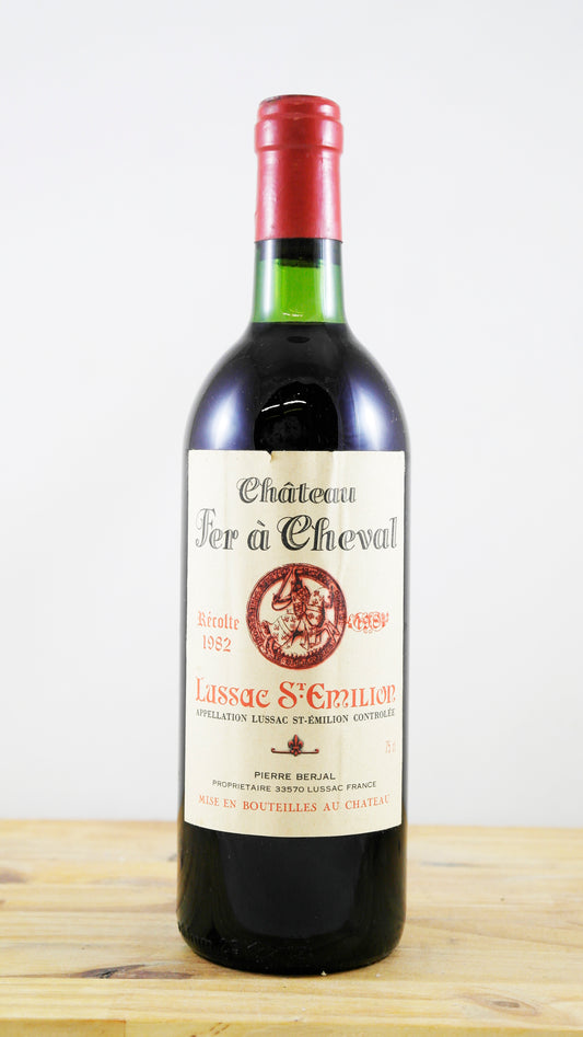 Vin Année 1982 Château Fer à Cheval