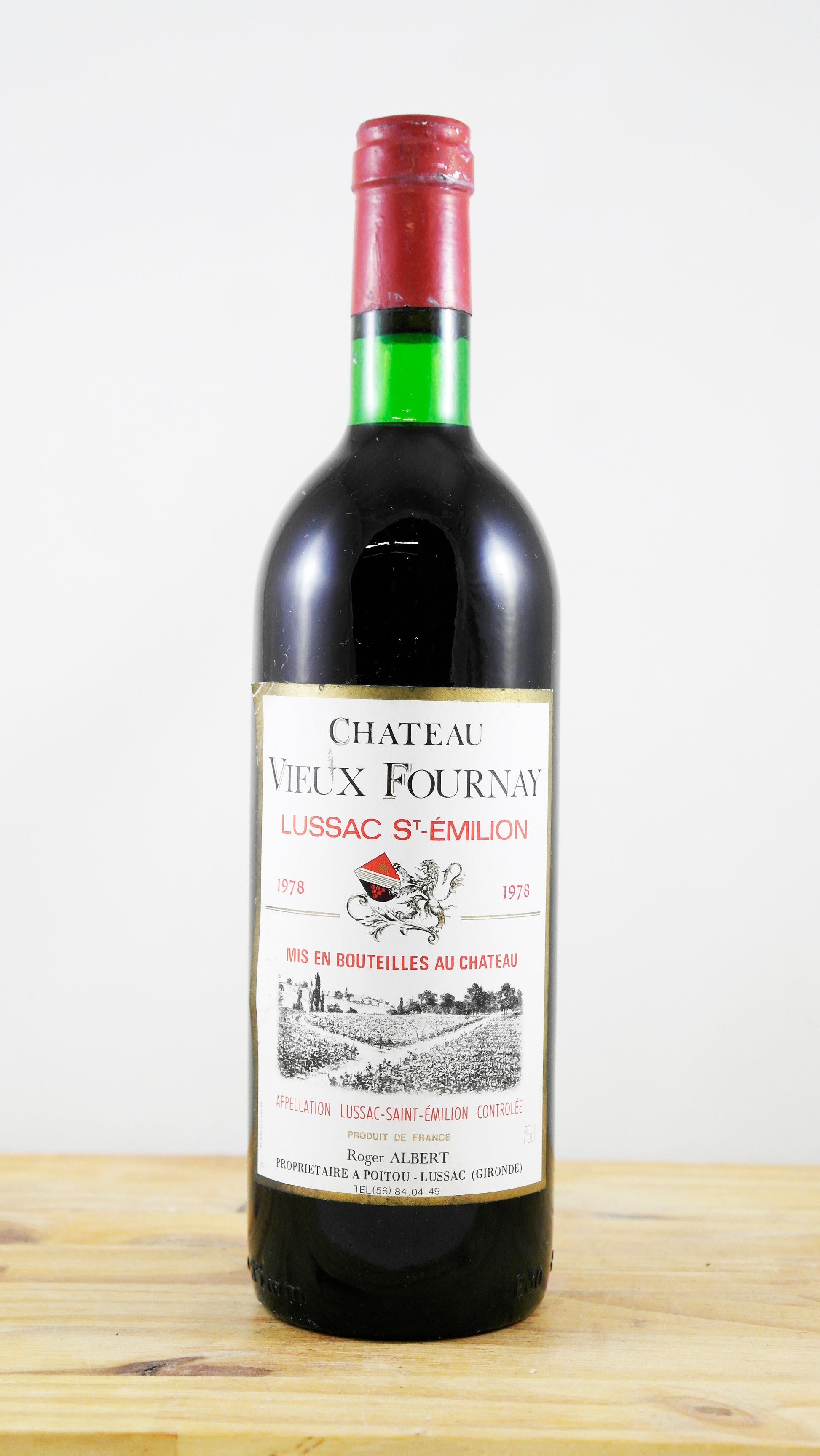 Vin Année 1978 Château Vieux Fournay