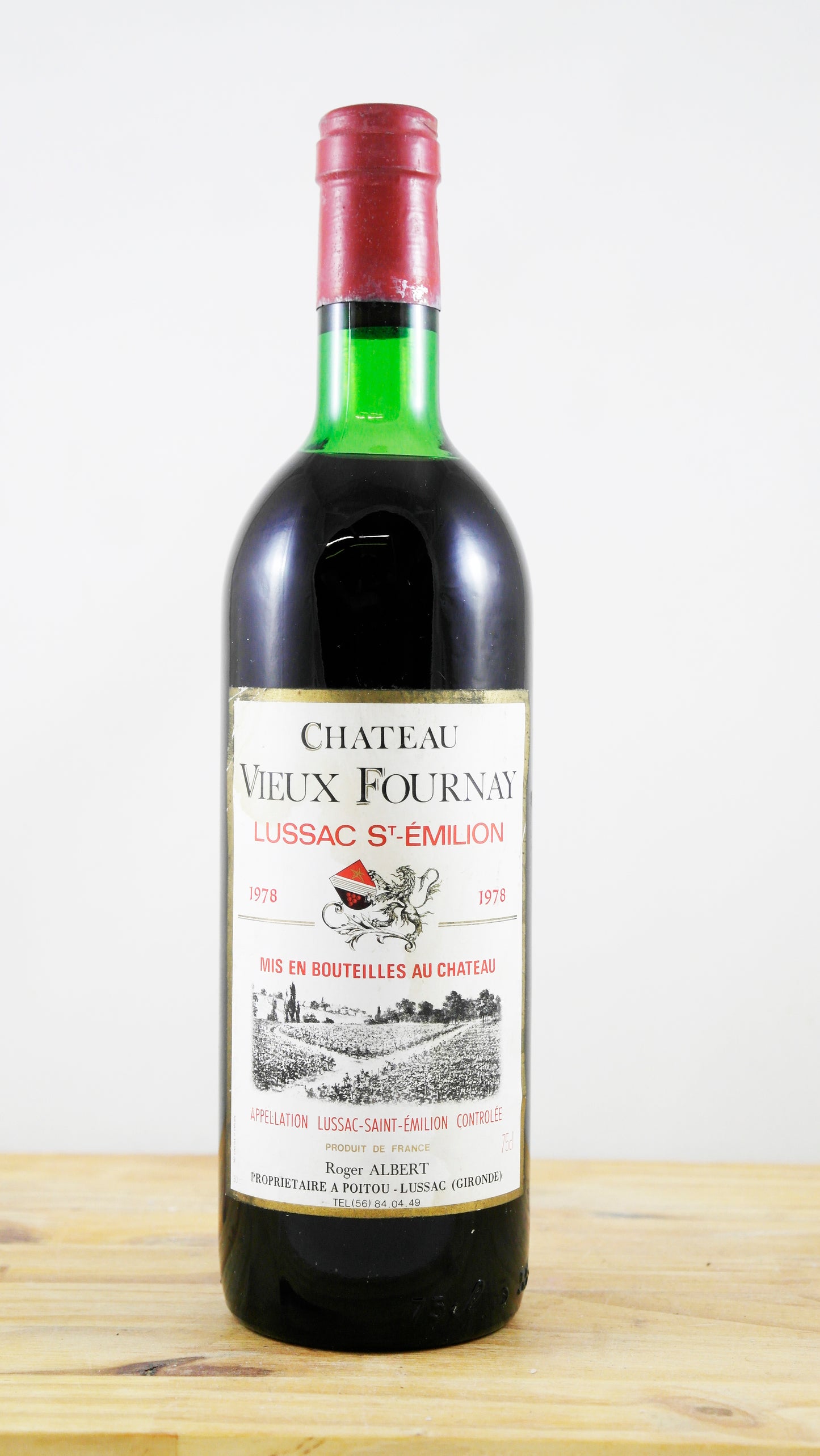 Vin Année 1978 Château Vieux Fournay