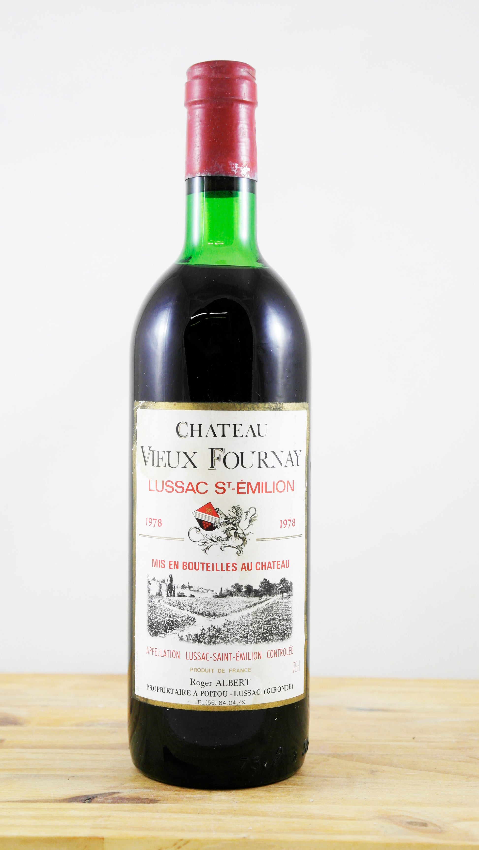 Vin Année 1978 Château Vieux Fournay