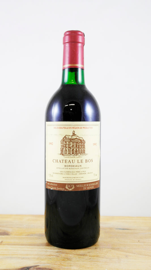 Vin Année 1992 Château le Bos