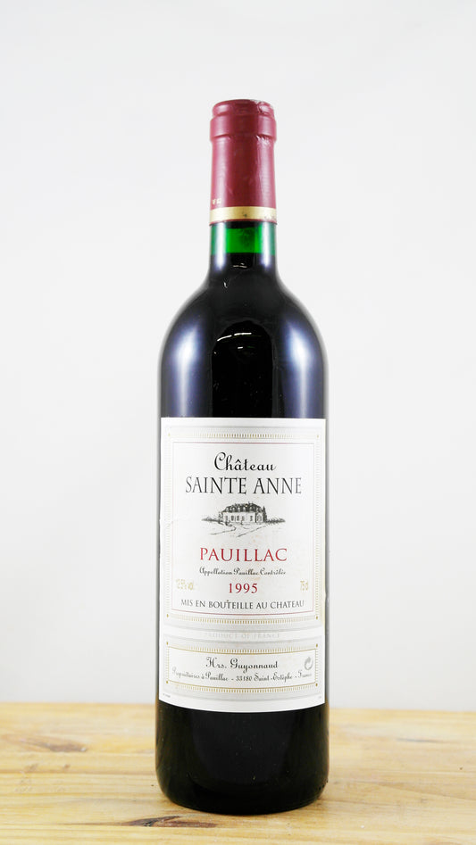 Vin Année 1995 Château Sainte-Anne