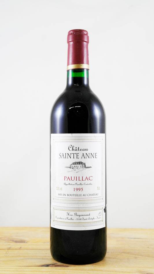 Vin Année 1995 Château Sainte-Anne