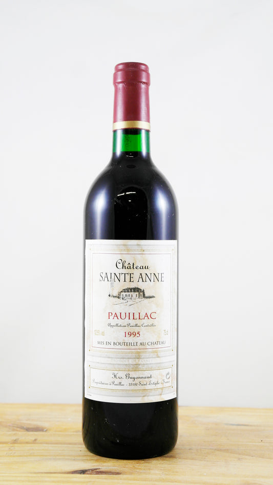 Vin Année 1995 Château Sainte-Anne