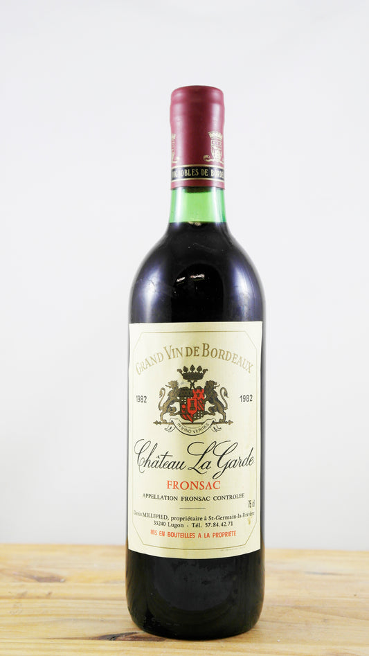 Vin Année 1982 Château La Garde