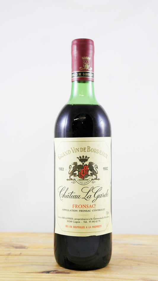 Vin Année 1982 Château La Garde