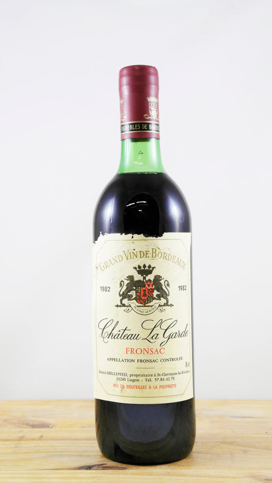 Vin Année 1982 Château La Garde