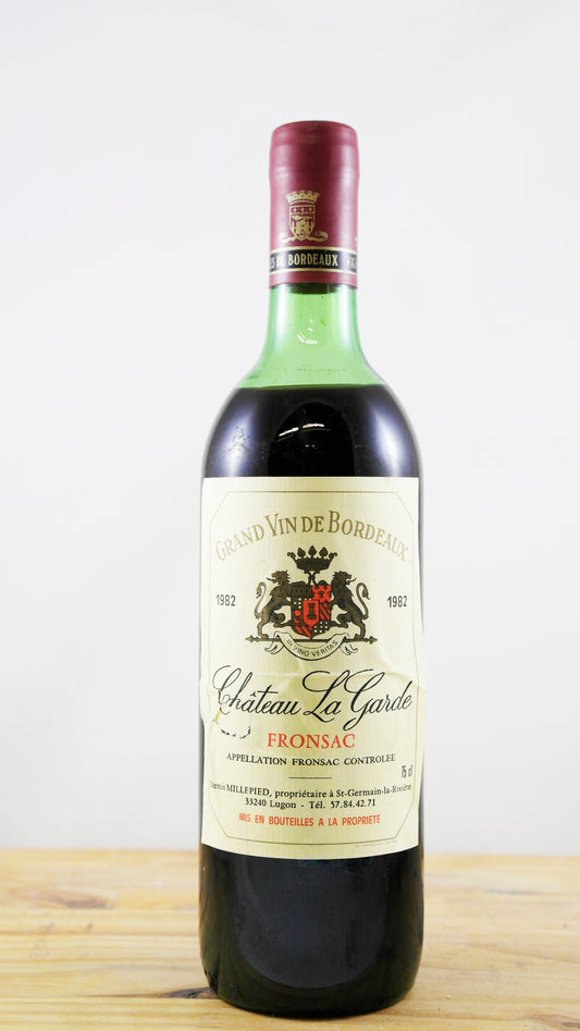 Vin Année 1982 Château La Garde