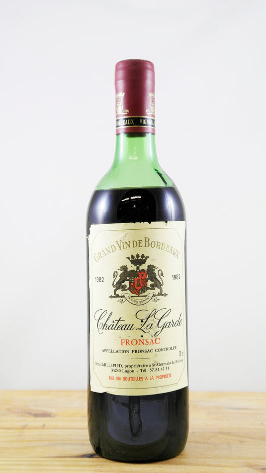 Vin Année 1982 Château La Garde