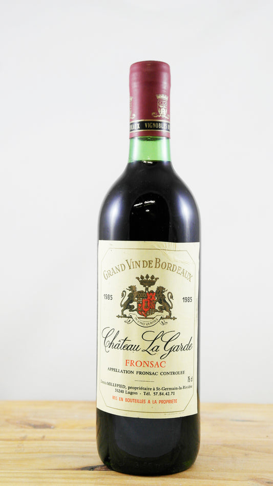 Vin Année 1985 Château La Garde