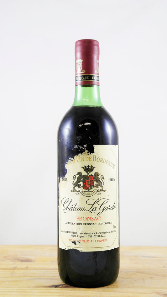 Vin Année 1985 Château La Garde