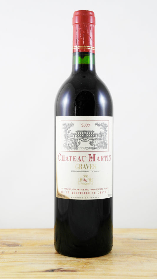 Vin Année 2000 Château Martin