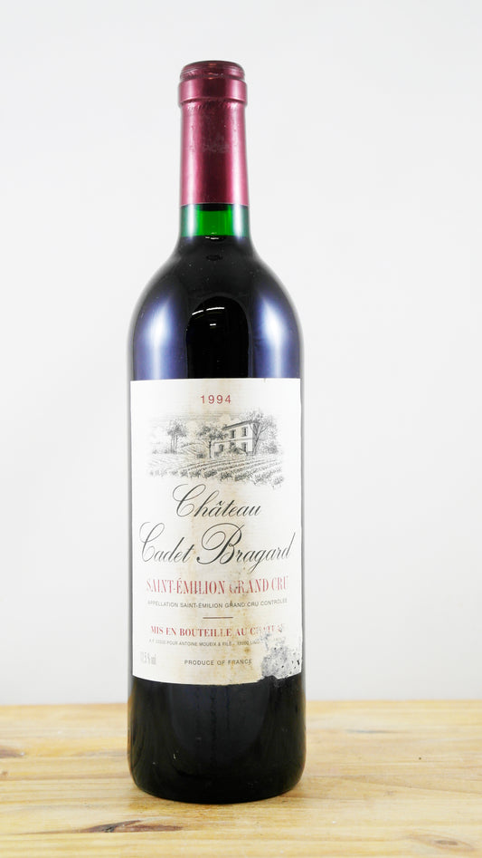 Vin Année 1994 Château Cadet Bragard