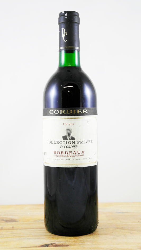 Vin Année 1990 Collection Cordier