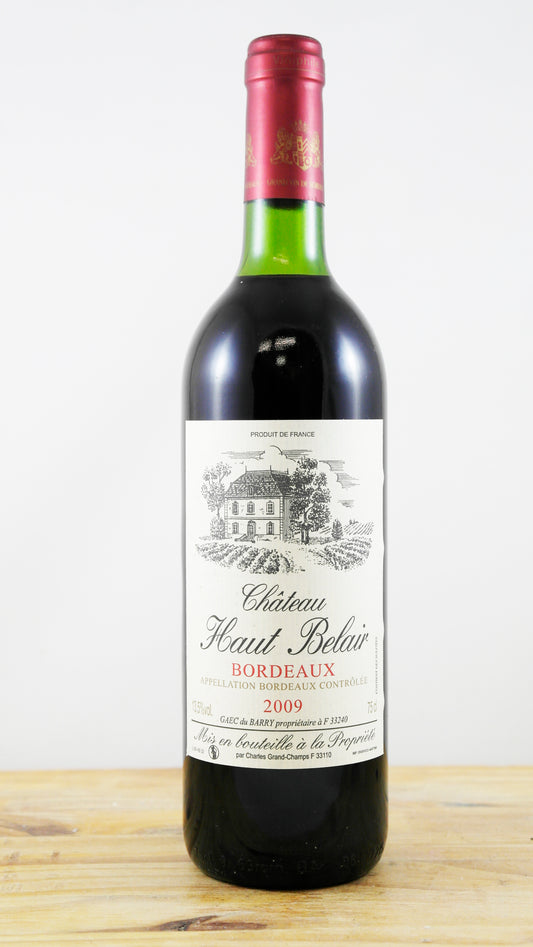 Vin Année 2009 Château Haut Belair
