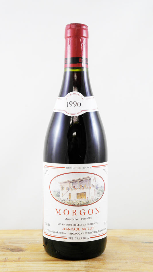 Vin Année 1990 Morgon Jean-Paul Grillet
