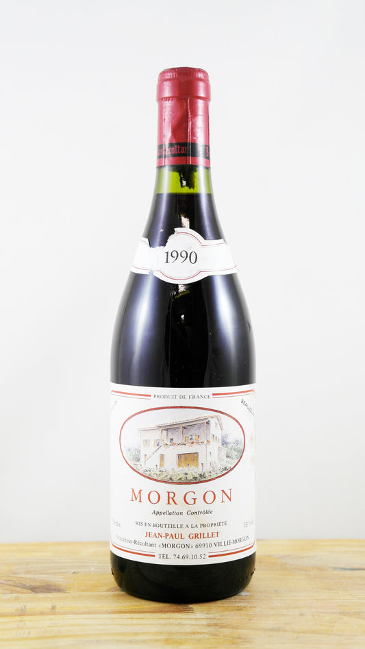 Vin Année 1990 Morgon Jean-Paul Grillet