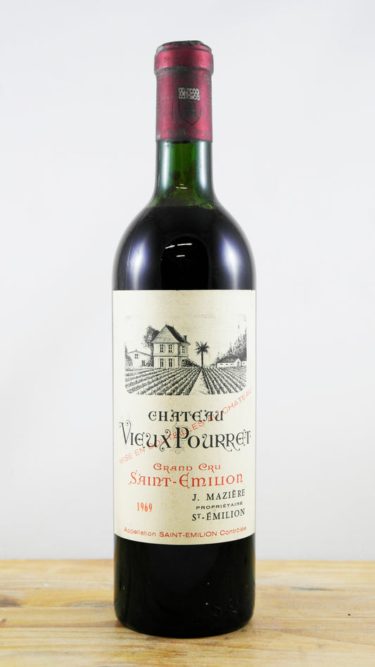 Vin Année 1969 Château Vieux Pourret