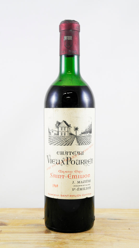 Vin Année 1969 Château Vieux Pourret