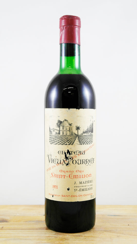 Vin Année 1971 Château Vieux Pourret