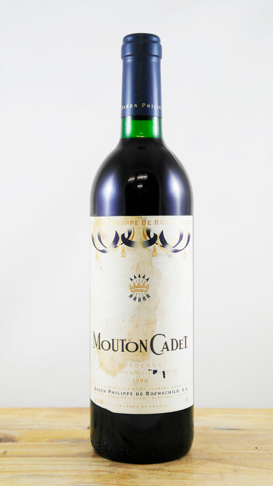 Vin Année 1990 Mouton Cadet Rothschild