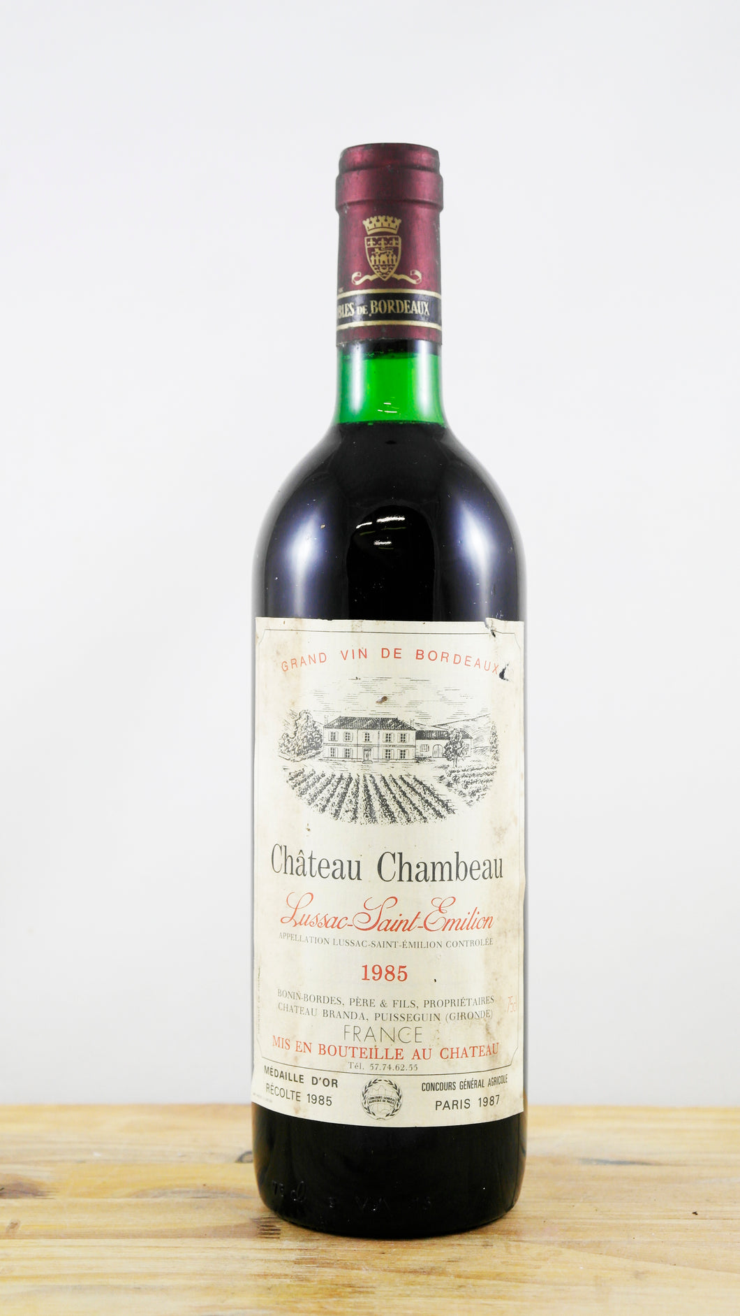 Vin Année 1985 Château Chambeau