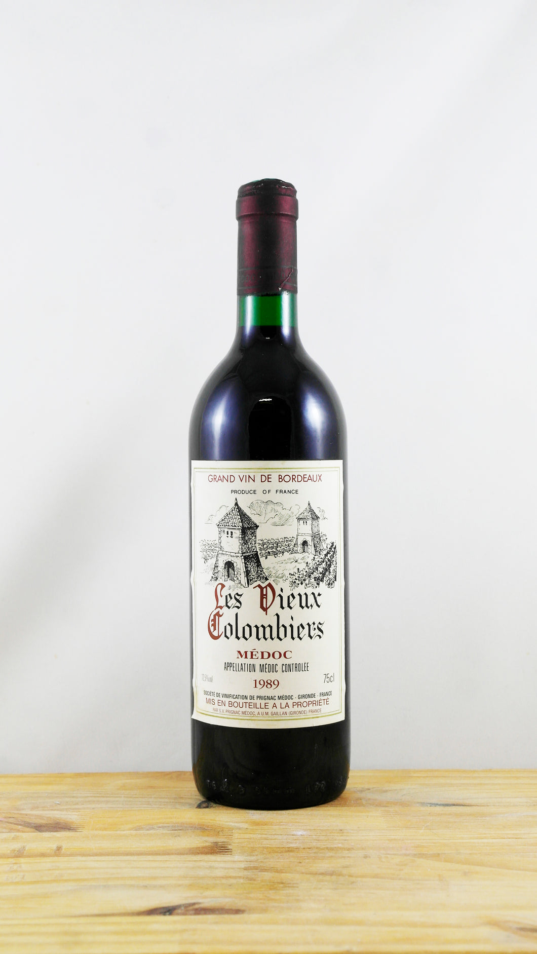 Vin Année 1989 Les vieux Colombiers