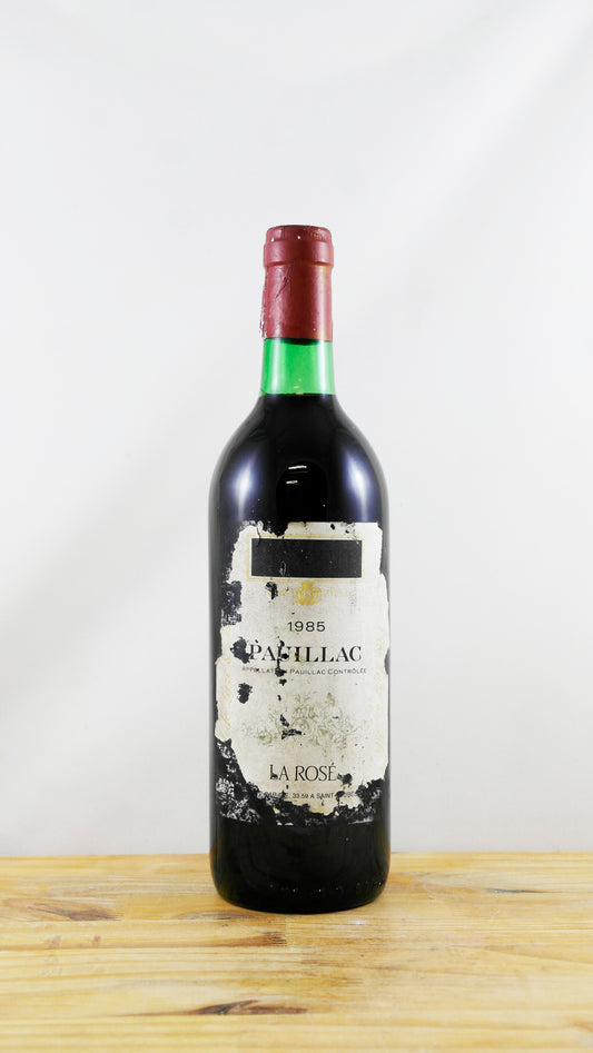 Vin Année 1985 Pailliac La rosé