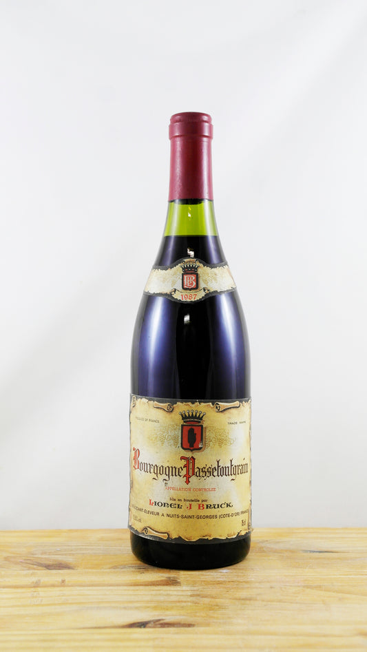 Vin Année 1987 Passetoutgrain Lionel J Bruck