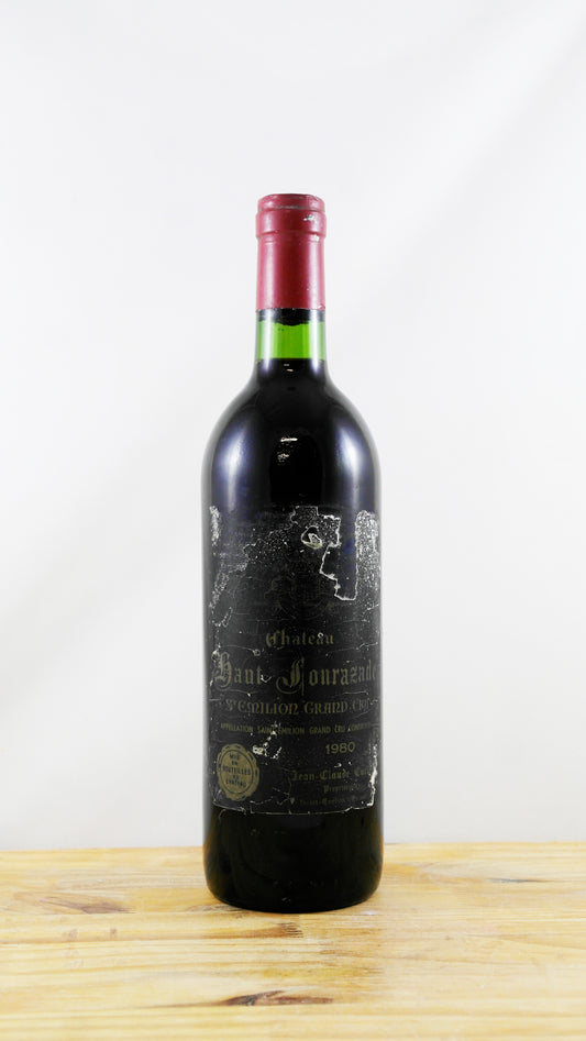 Vin Année 1980 Château haut Monrazade