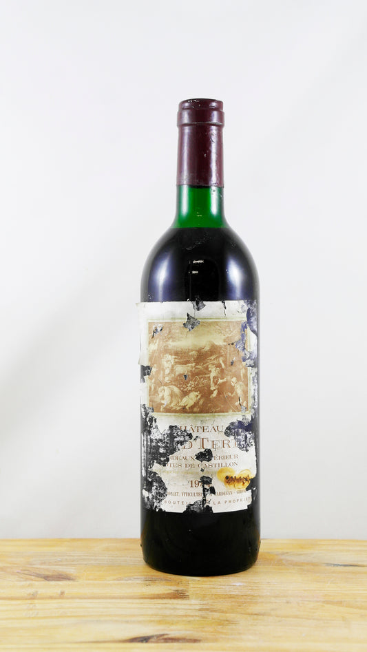 Vin Année 1984 Château Grand Tertre