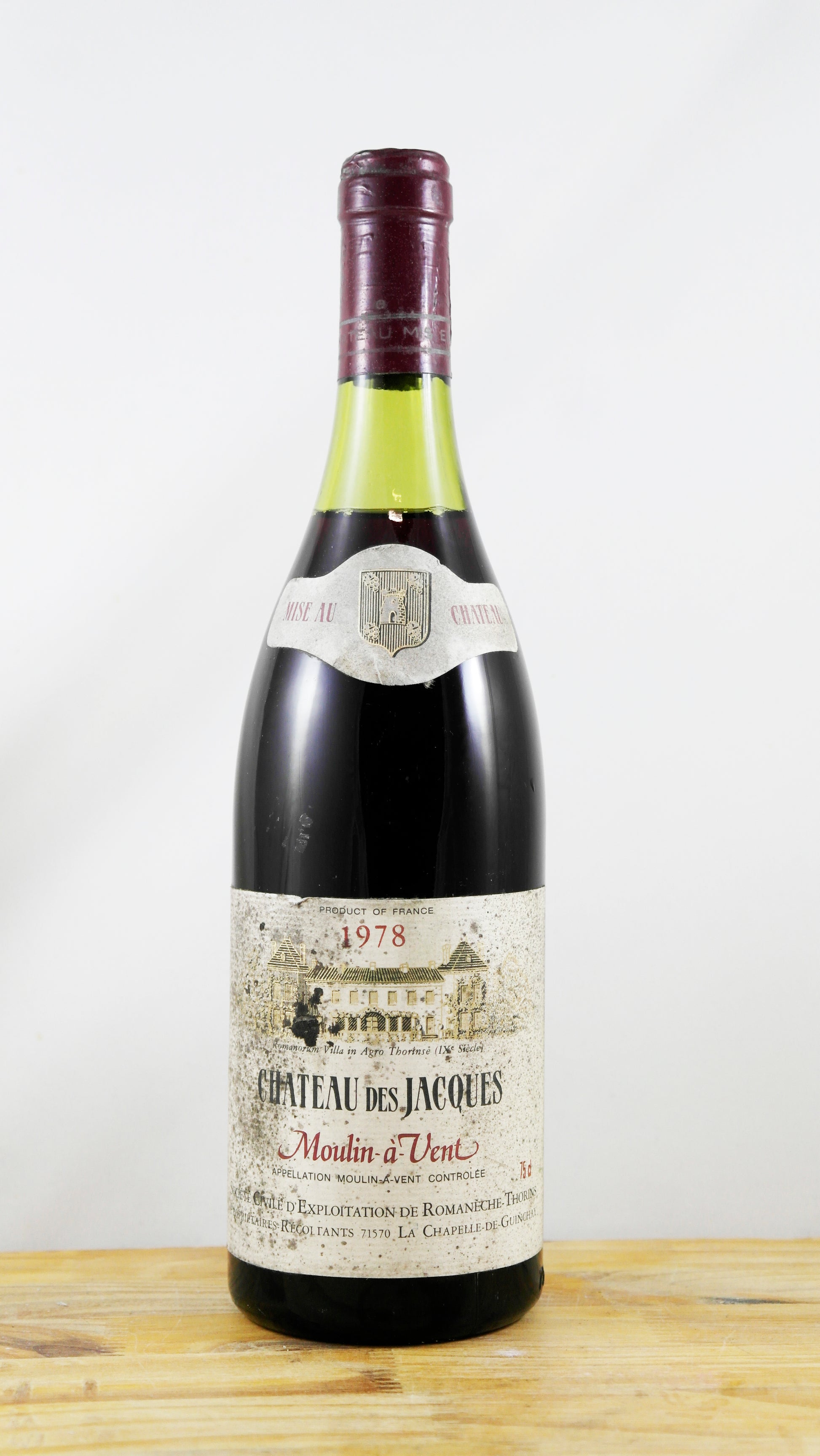 Vin Année 1978 Château Des Jacques