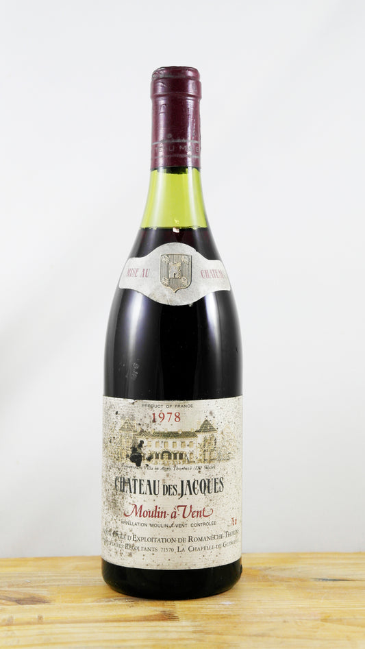 Vin Année 1978 Château Des Jacques