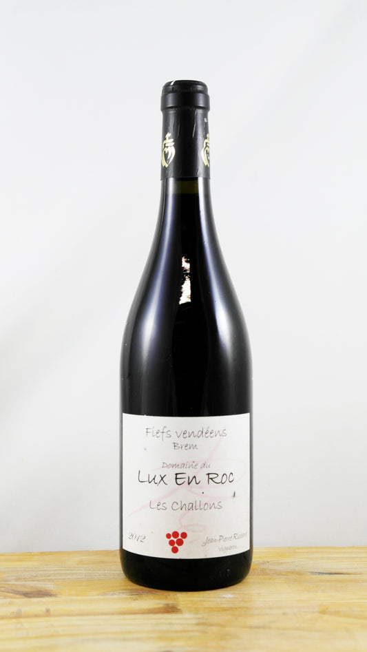 Vin Année 2012 Fiefs Vendéens Brem Les Challons