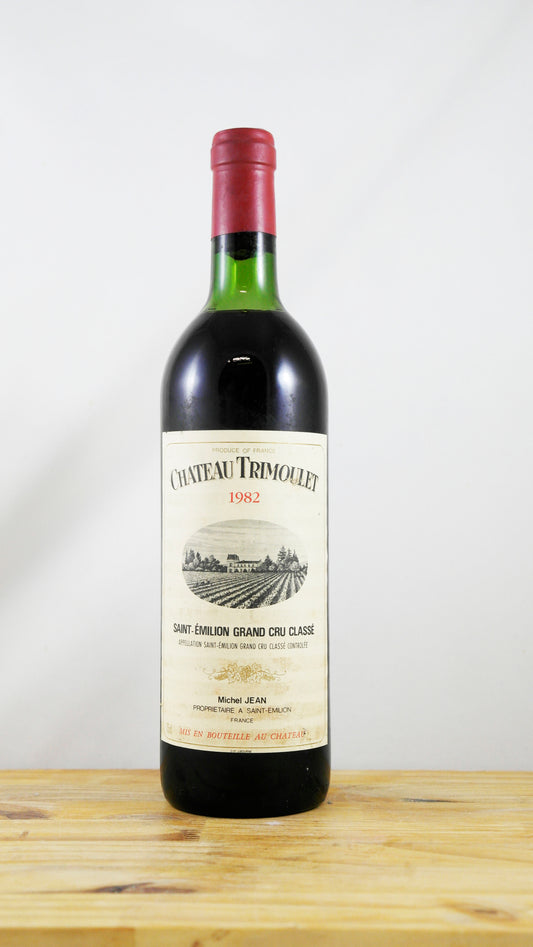 Vin Année 1982 Château Trimoulet