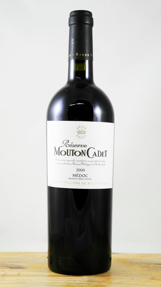 Vin Année 2000 Réserve Mouton Cadet Baron Philippe de Rothschild
