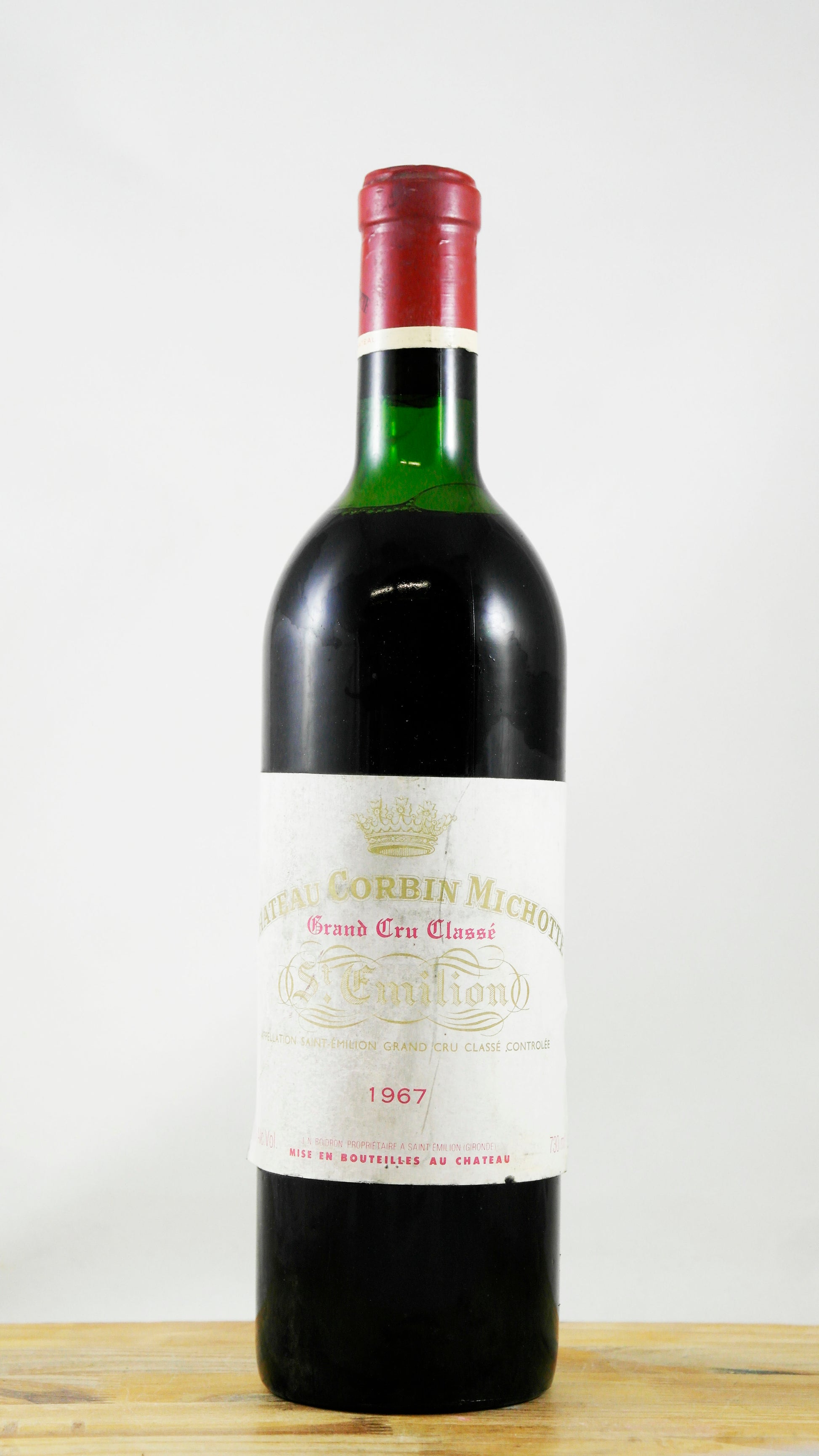 Vin Année 1967 Château Corbin Michotte