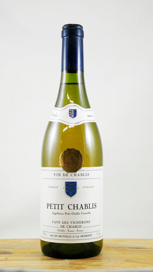 Vin Année 2004 Cave des vignerons de Chablis