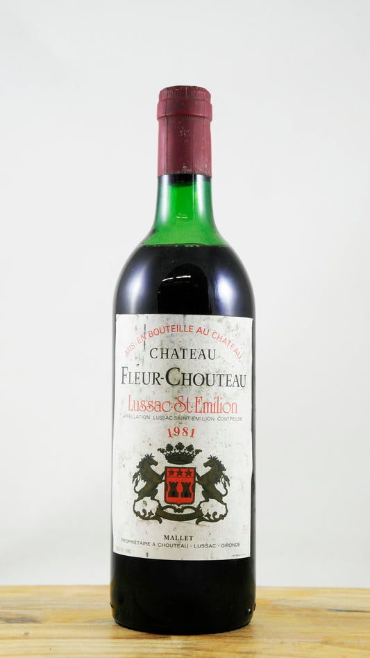 Vin Année 1981 Château Fleur-Chouteau