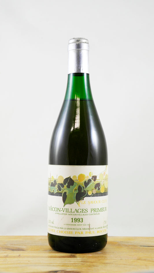 Vin Année 1993 Macon-Villages Primeur