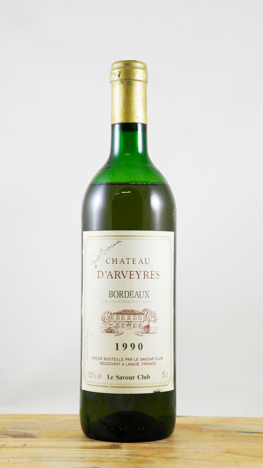 Vin Année 1990 Château d'Arveyres