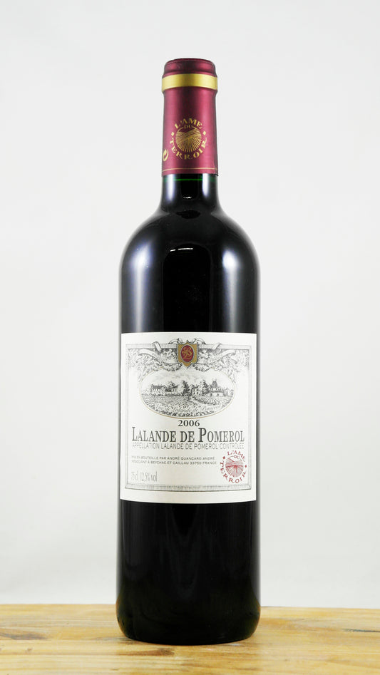 Vin Année 2006 L'Ame du Terroir