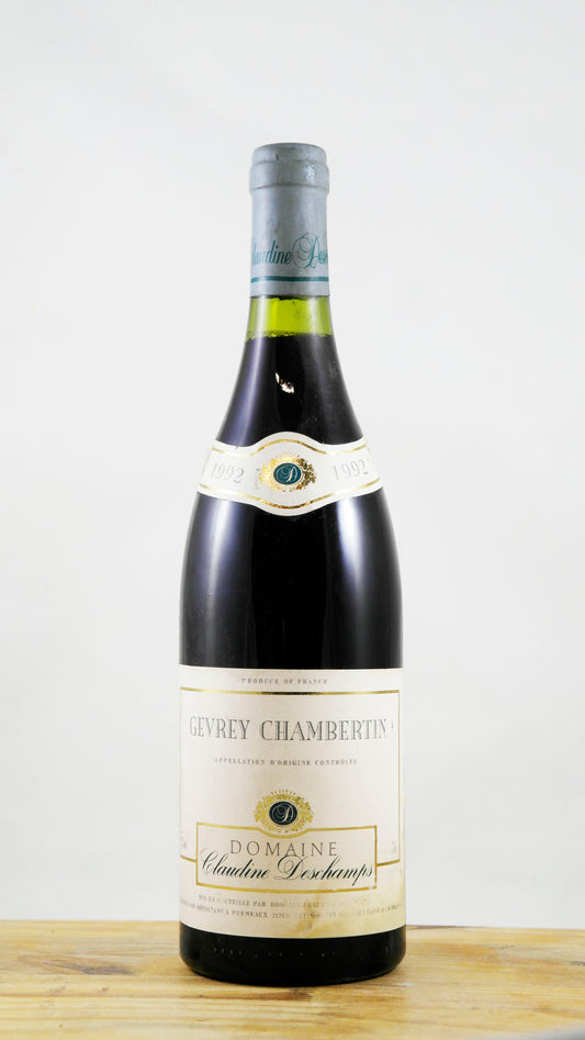 Vin Année 1992 Domaine Claudine Deschamps