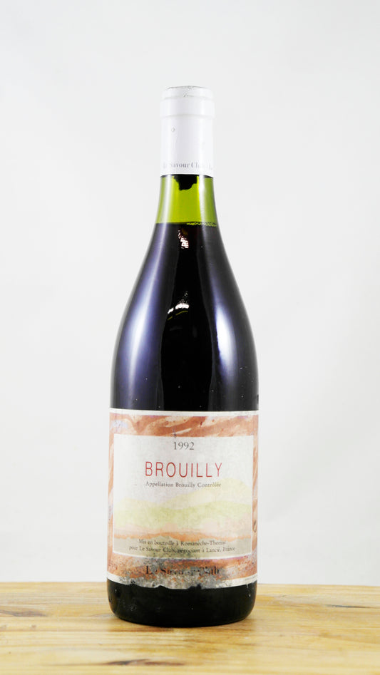 Vin Année 1992 Savour Club