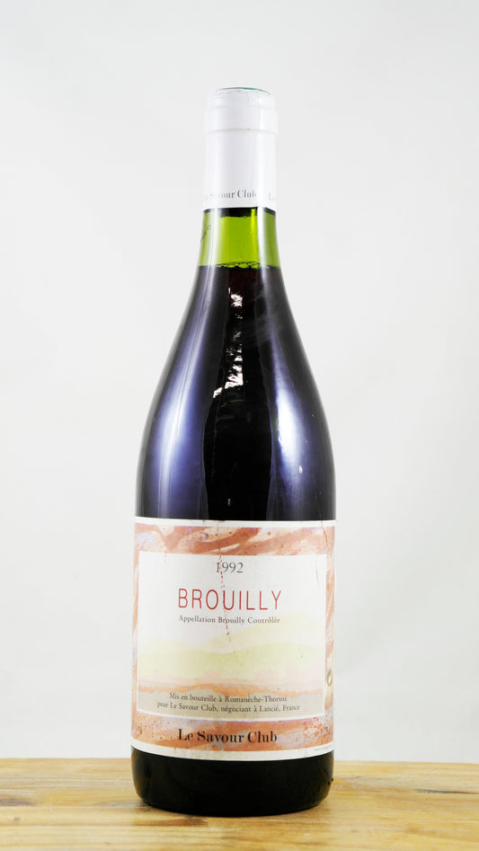 Vin Année 1992 Savour Club